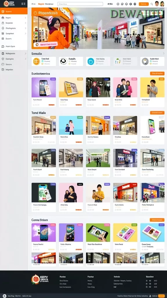 Cuplikan layar ARWANATOTO — menu navigasi