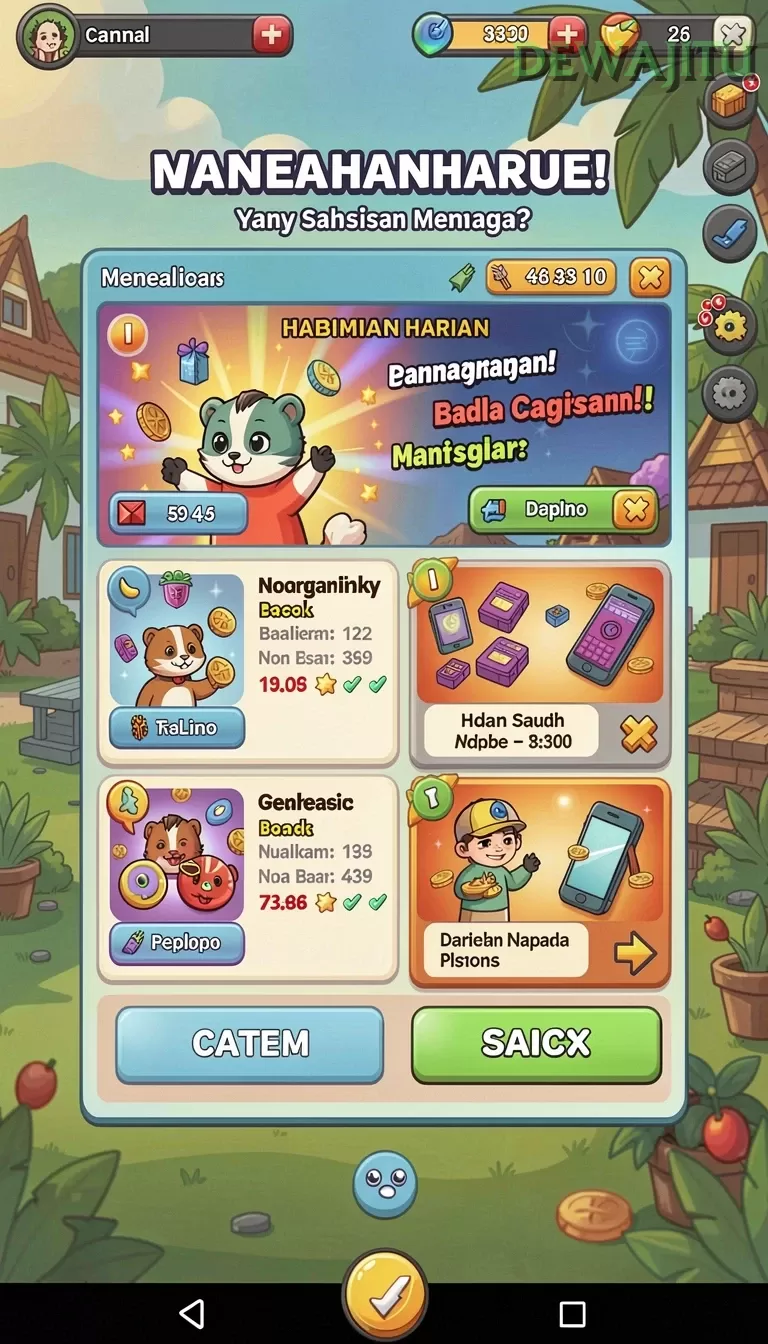 Cuplikan layar YOWESTOGEL — pengaturan akun
